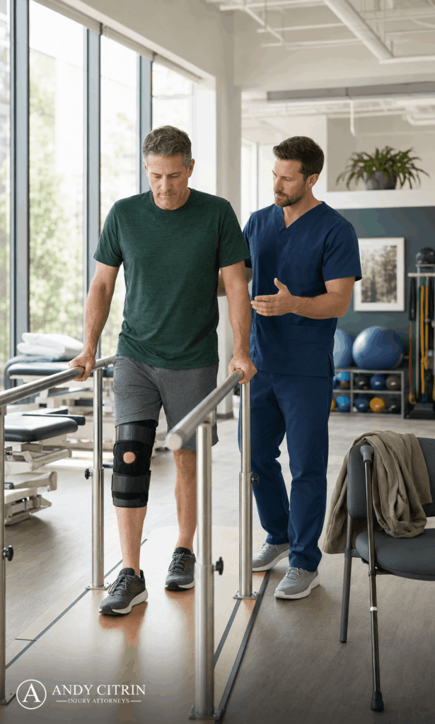 Injured man