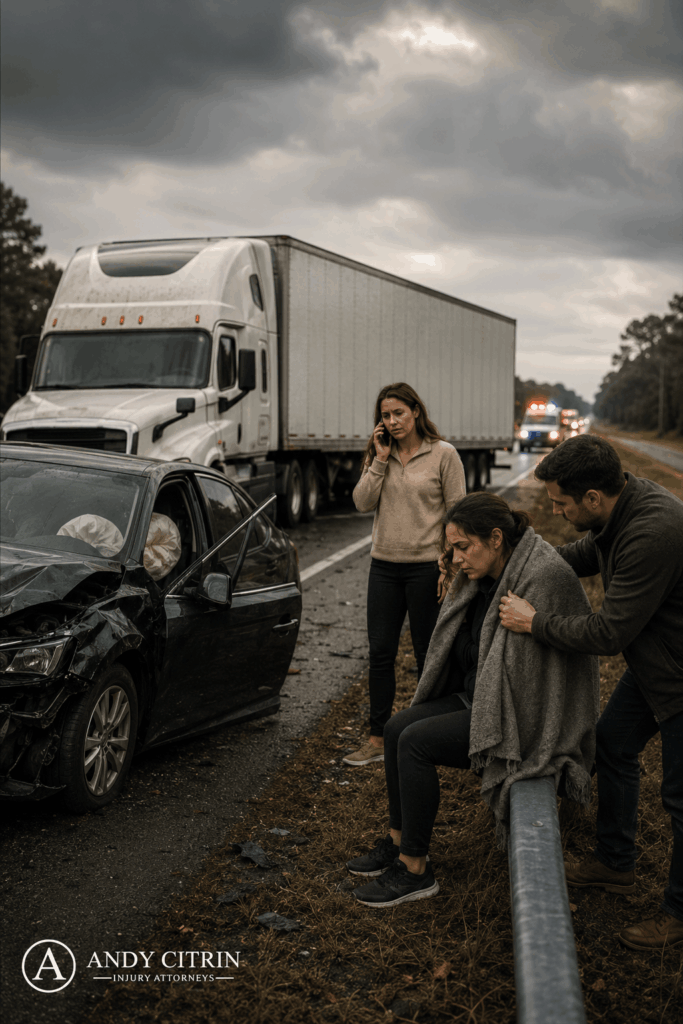 Truck accident